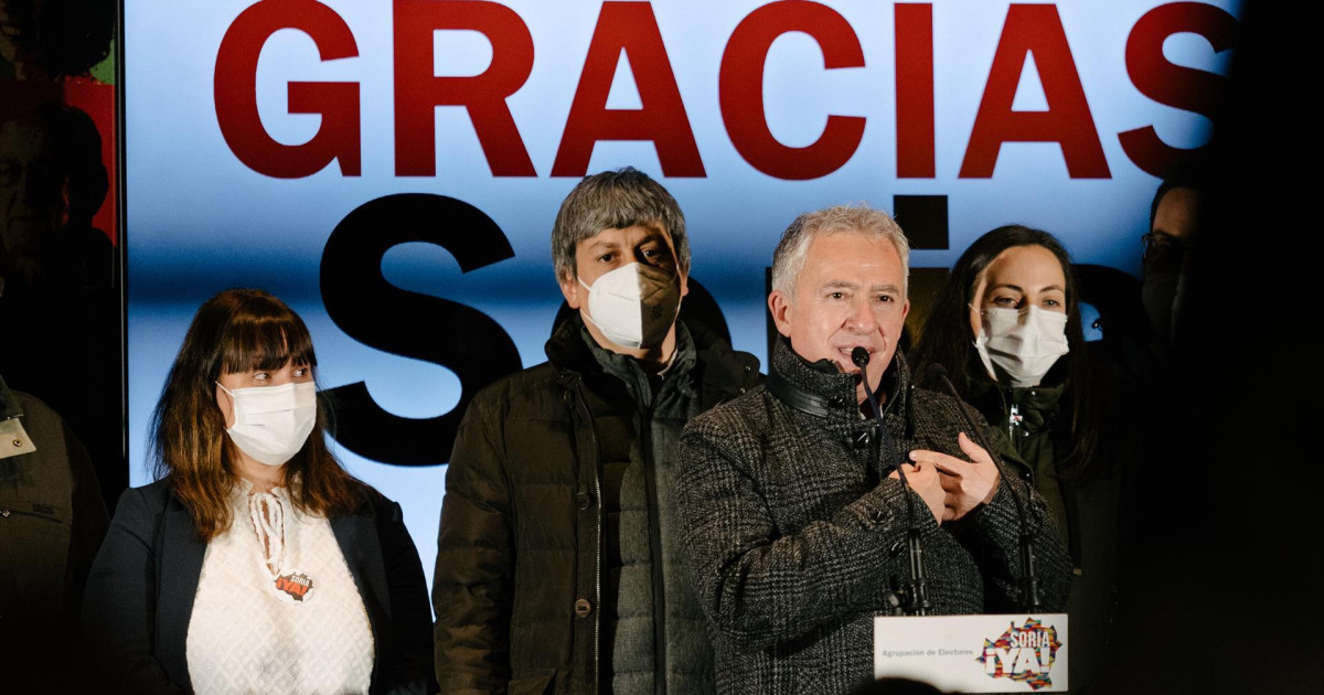 «La entrada de Soria ¡Ya! en las Cortes es un puñetazo en la mesa a ...