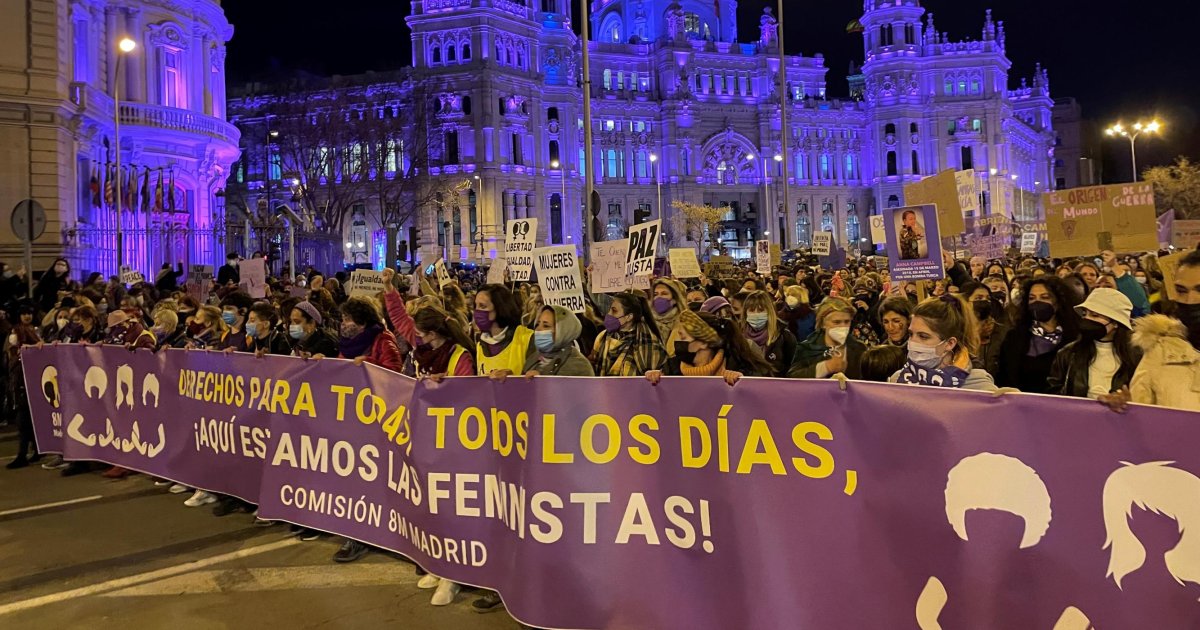 Madrid: Manifestaciones por el 8M: horario, recorrido y cortes de tráfico