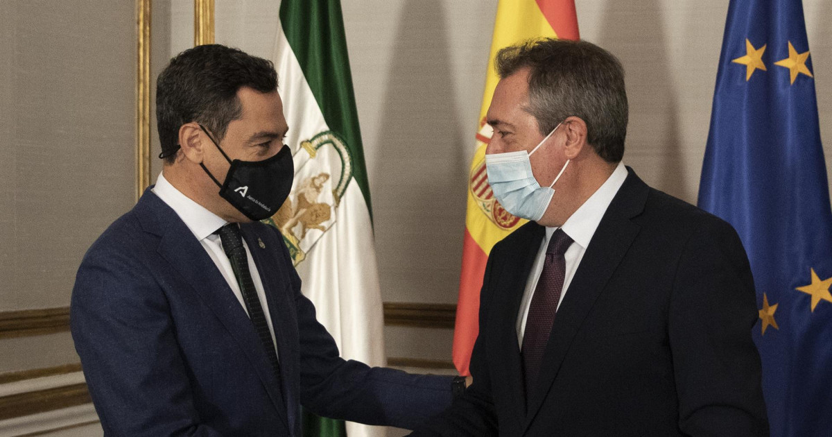 Juanma Moreno recibe a la oposición con los presupuestos en el horizonte