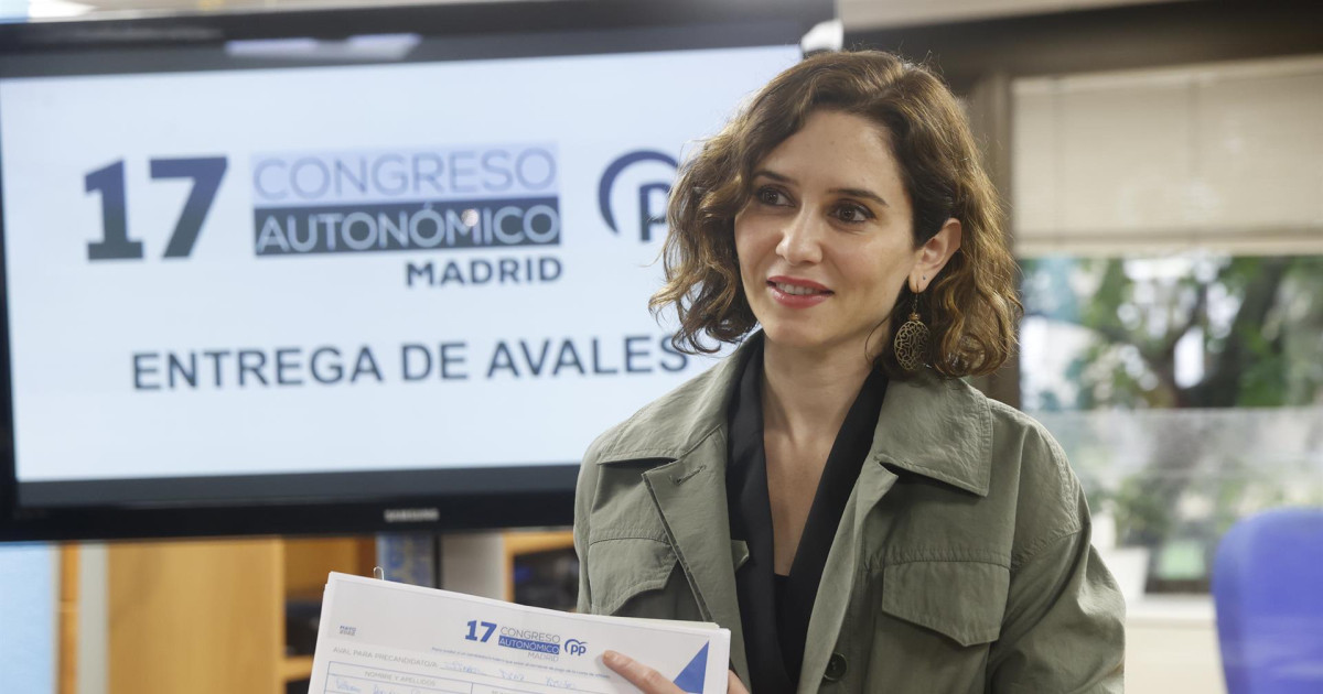 Ayuso consigue 150 avales para respaldar su candidatura a presidir el ...
