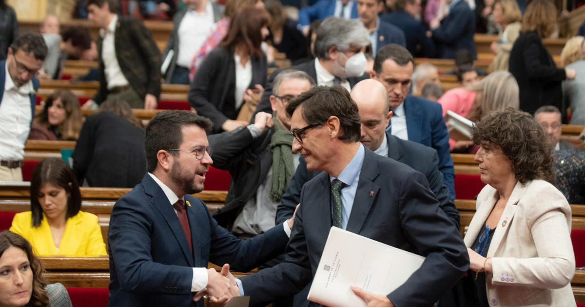 Acuerdo entre el Govern y el PSC para desbloquear los presupuestos ...