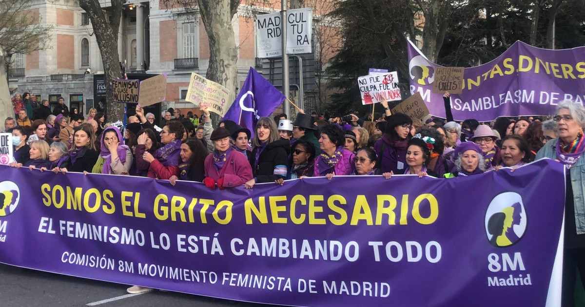 Recorrido y cortes de tráfico de las dos manifestaciones del 8M en Madrid