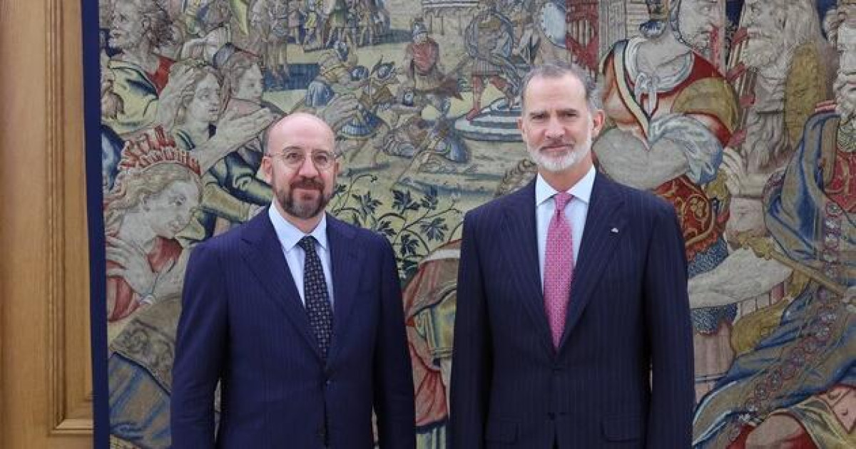 El Rey recibe en la Zarzuela a Charles Michel por el arranque de la ...