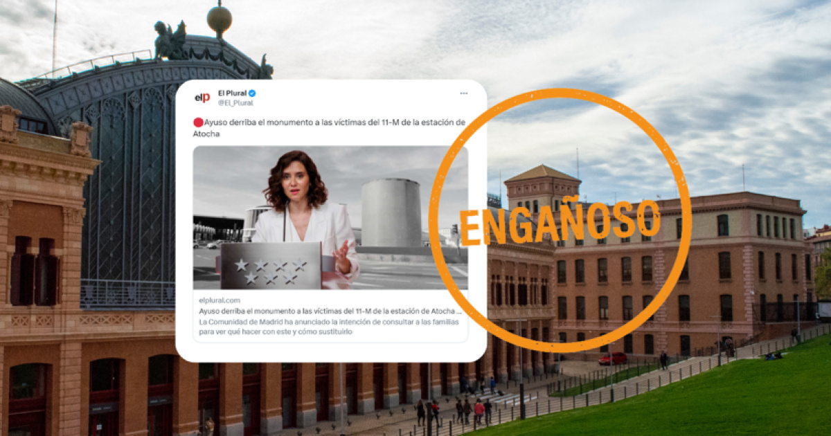 El bulo de la izquierda sobre el monumento del 11-M en Atocha: Ayuso no ...