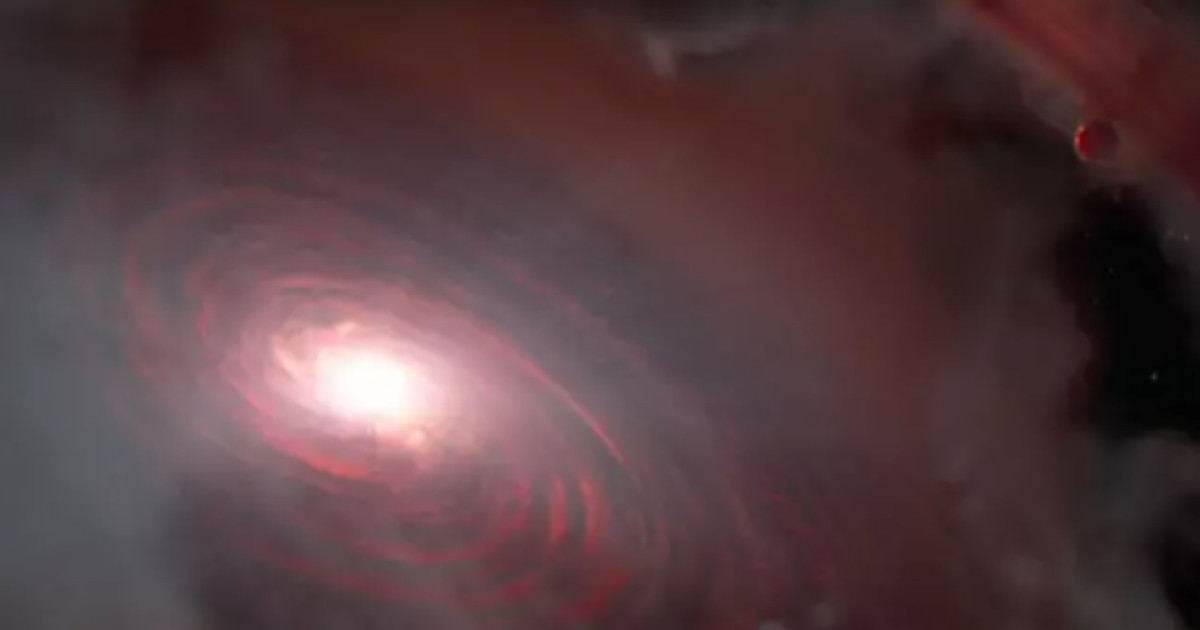El telescopio James Webb detecta vapor de agua en la zona de formación ...