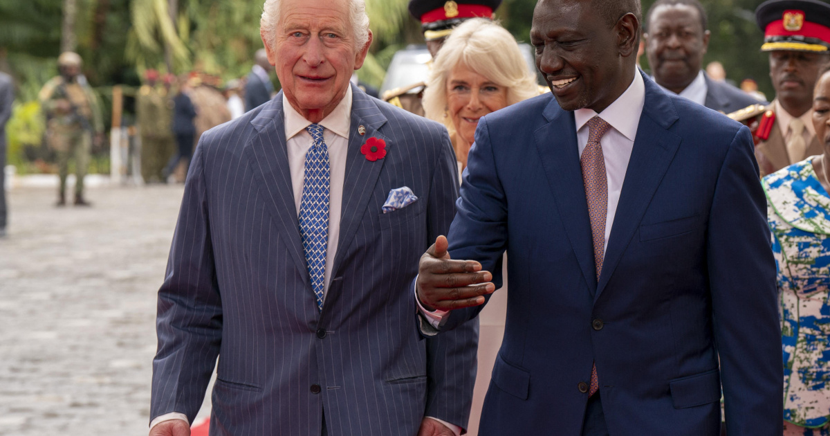 Charles III arrives in Kenya for a state visit, his first to a Commonwealth country
