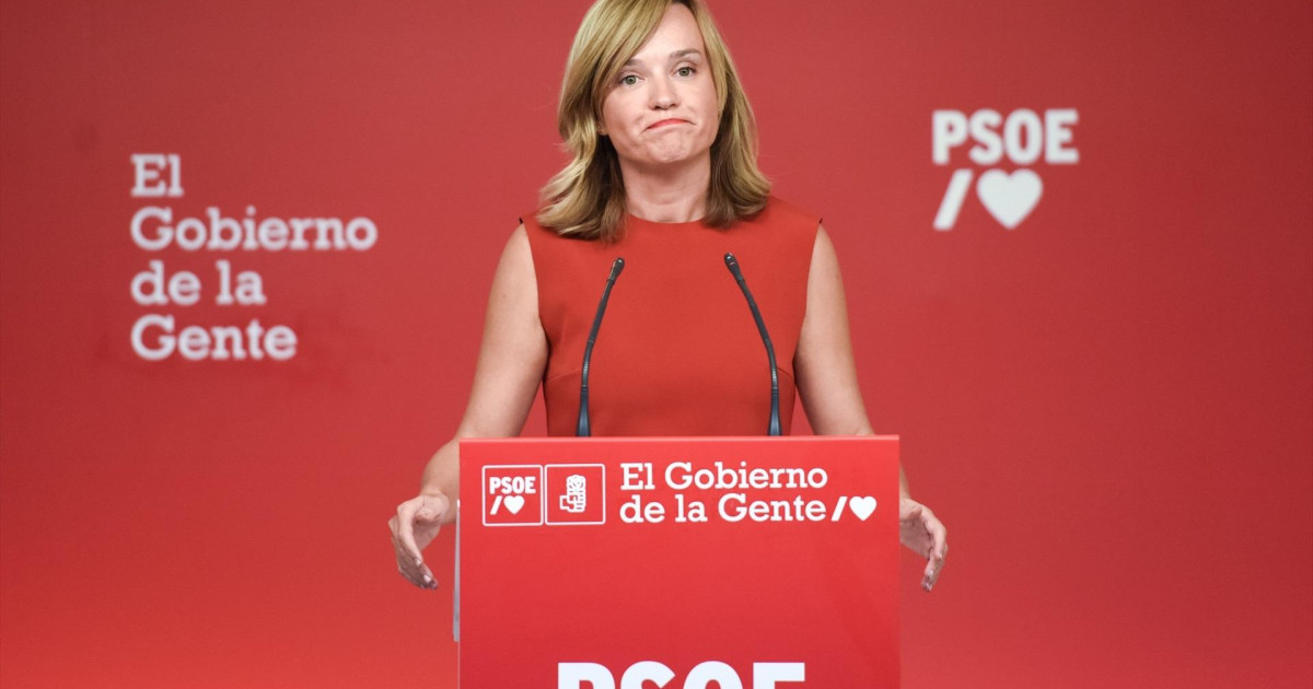 La portavoz del PSOE acusa al PP de «agitar la calle» para crear «una ...