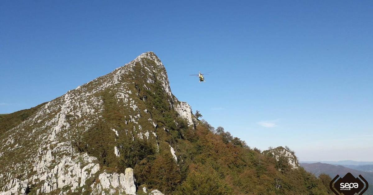 Muere un excursionista tras sufrir una caída en una ruta de Asturias