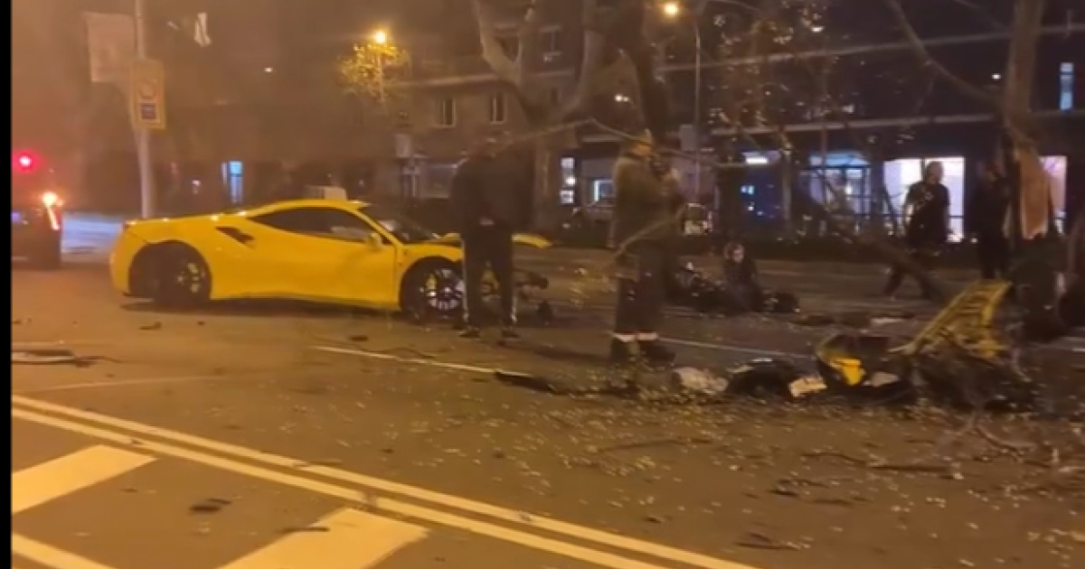 Siniestra un Ferrari de 300.000 euros a las 3:00 de la madrugada en el ...