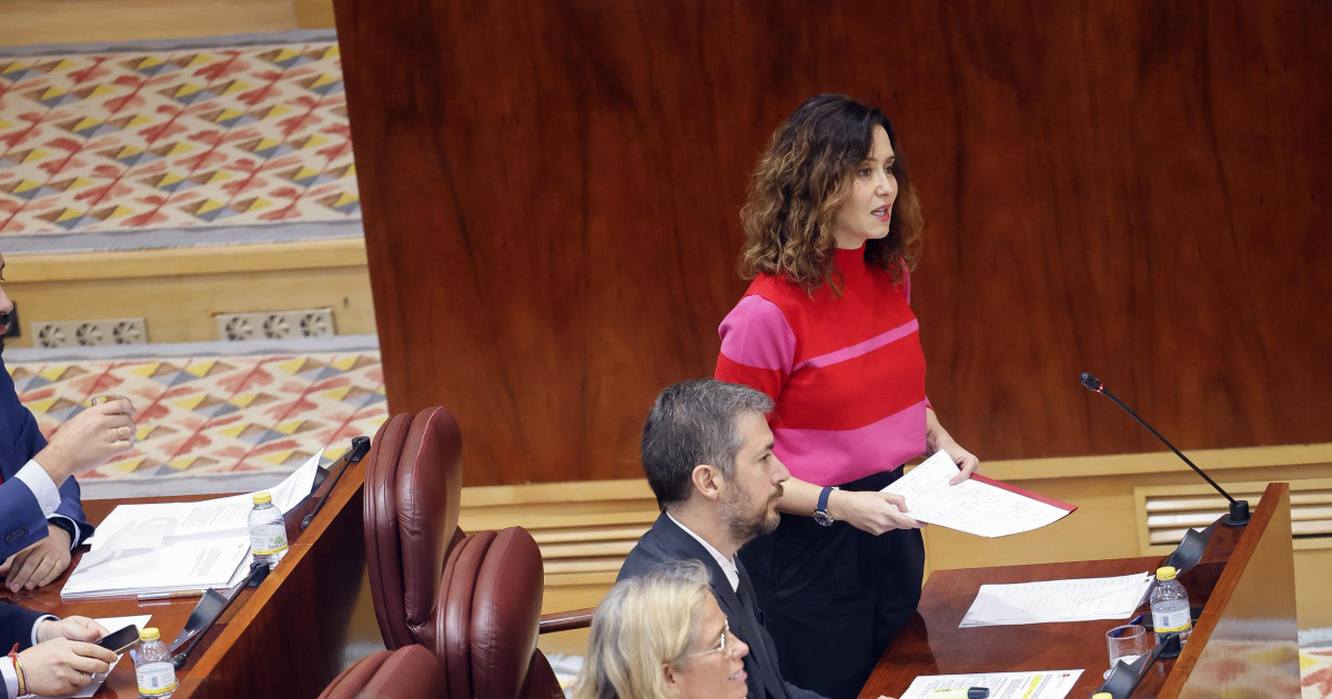 Isabel Díaz Ayuso participa en la sesión Plenaria de la Asamblea de ...