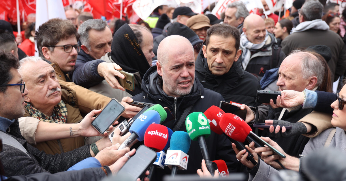 UGT y CCOO se suman al coro de apoyo a Sánchez «por la decencia ...