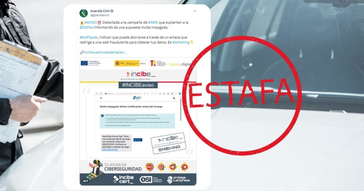 Cuidado con este SMS que suplanta la identidad de la DGT reclamando una ...