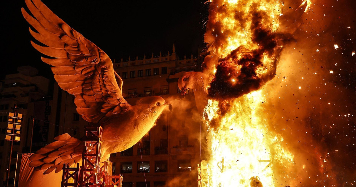 La 'Cremà' de las Fallas 2024, en imágenes