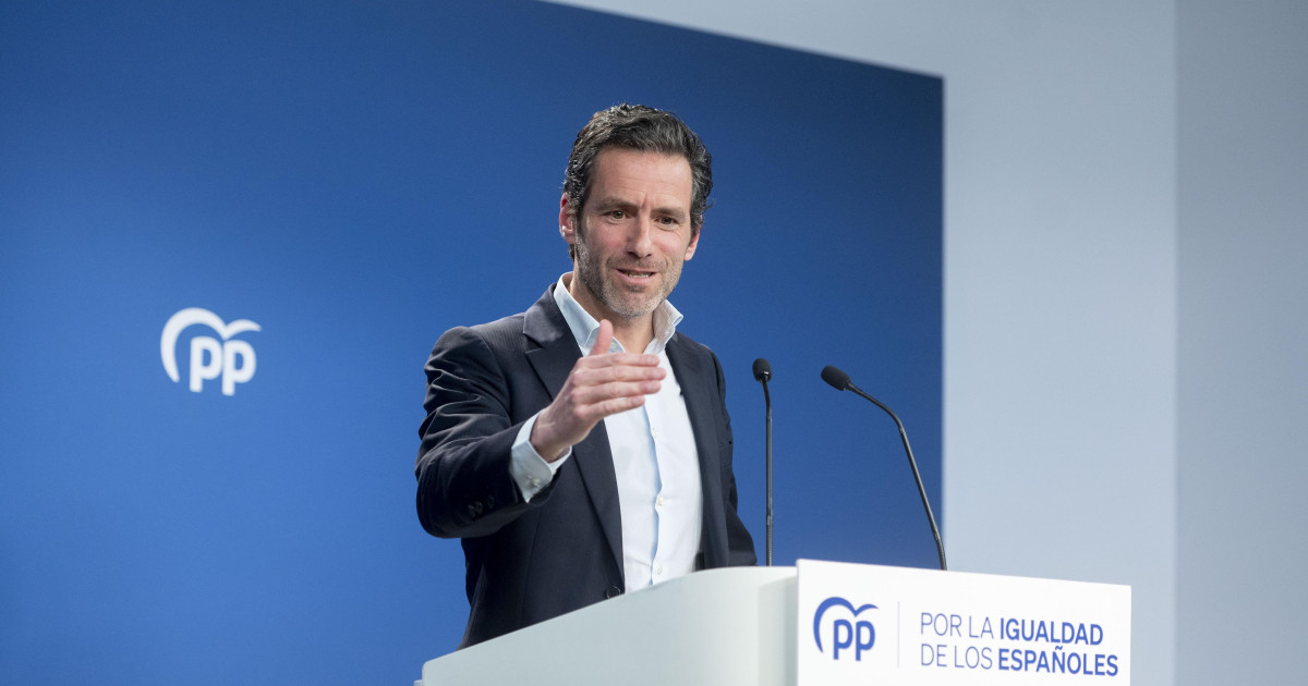 Rueda de prensa posterior a la reunión del Comité de Dirección del PP ...