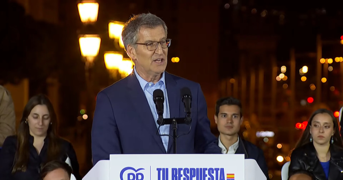 Feijóo carga contra Sánchez: «Es un Gobierno de relleno, para que nadie ...