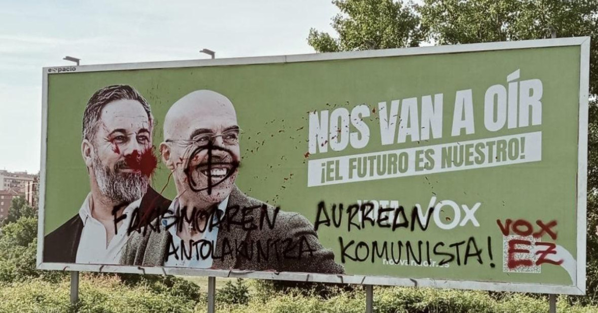 El PSOE se niega a condenar las agresiones sufridas por Vox en Navarra ...