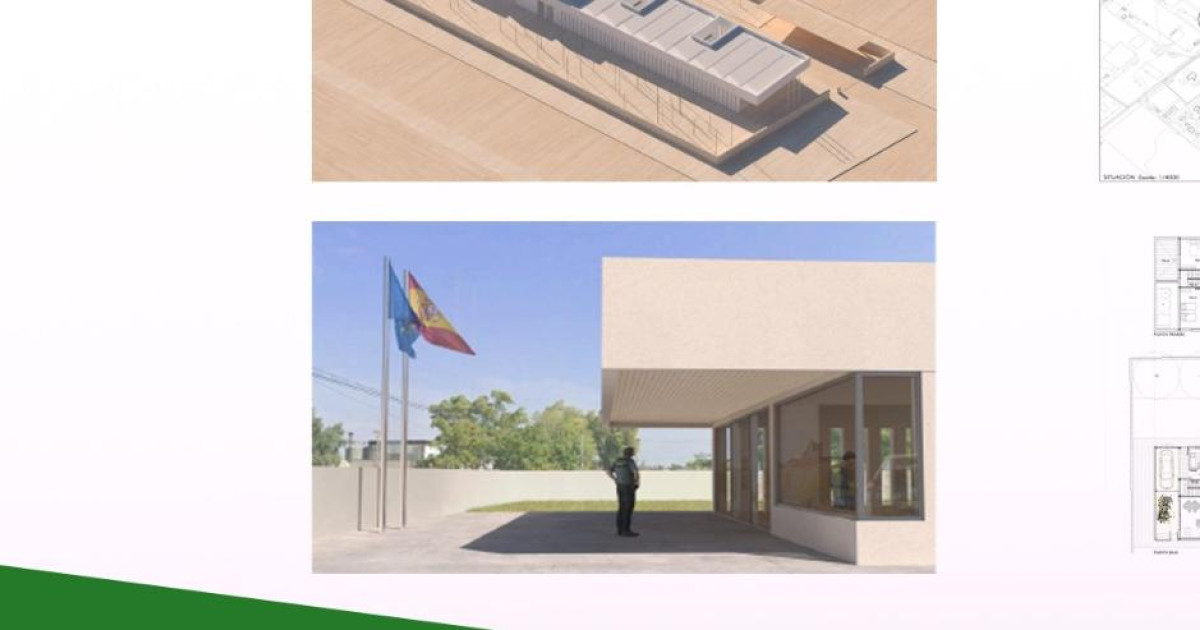 Así será el futuro cuartel de la Guardia Civil en La Carlota