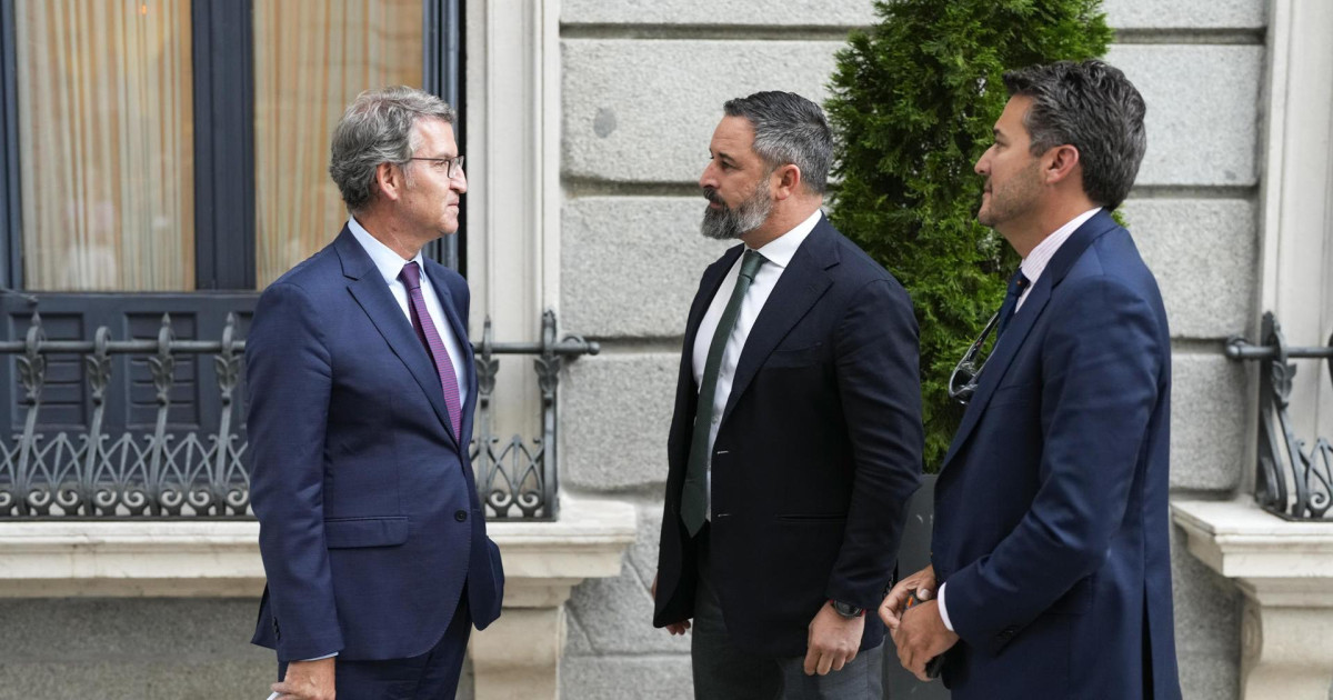 Feijóo y Abascal endurecen sus reproches cuando la suma de PP y Vox se ...