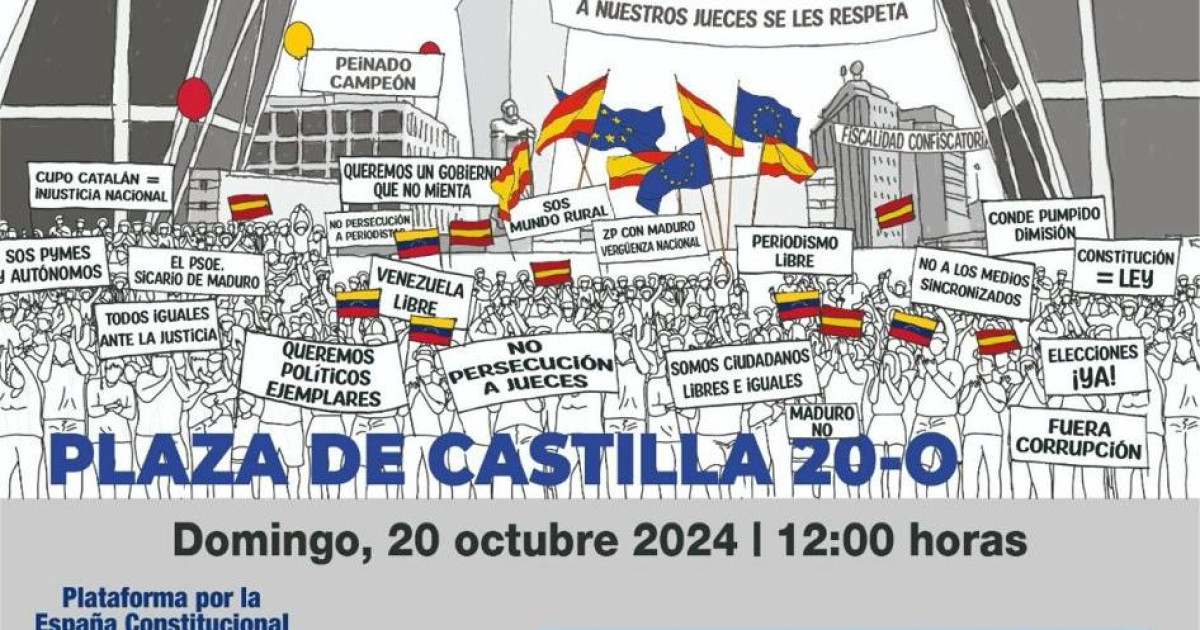 Un centenar de asociaciones convocan una gran manifestación el 20 de ...