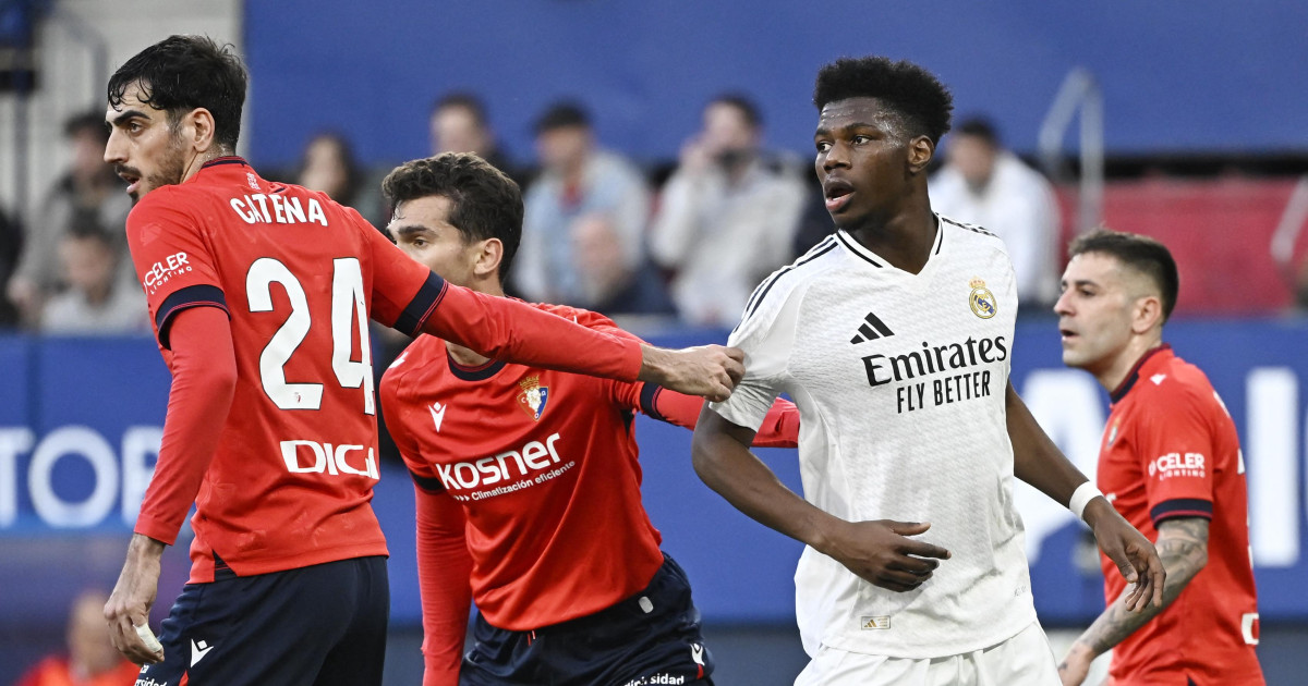 «No es penalti»: la reacción de los jugadores de Osasuna y Real Madrid ...