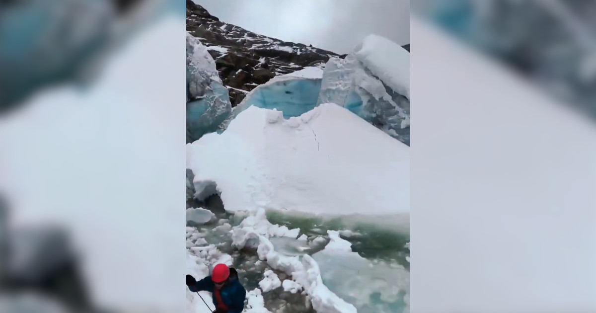 El desprendimiento de un glaciar en Perú que convirtió un curso de ...