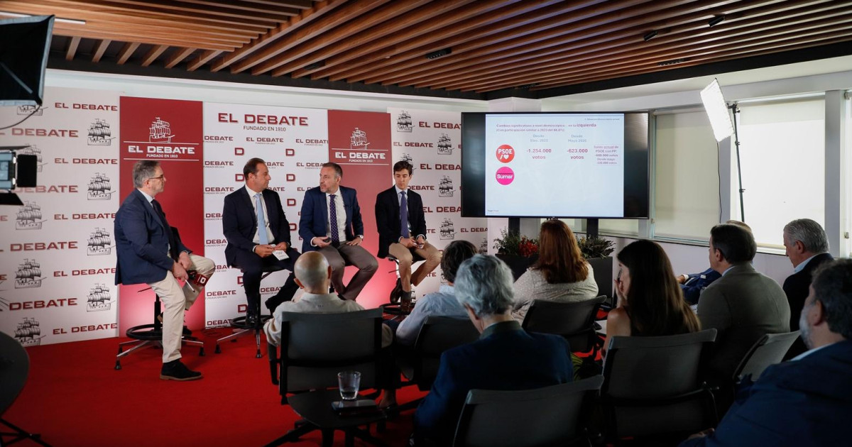 El Debate analiza el futuro electoral de España: «El PSOE ha perdido 1. ...