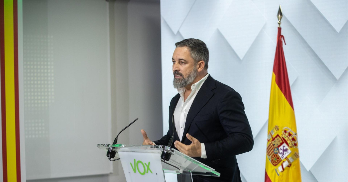 Abascal dice que con Sánchez en el poder podría haber un referéndum de ...