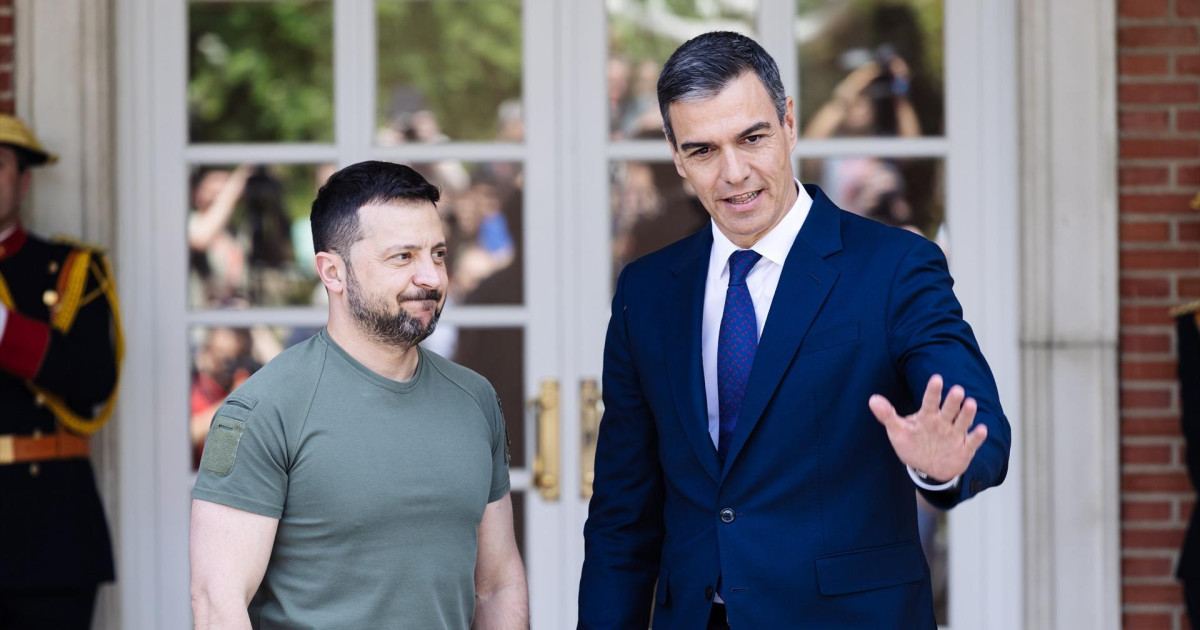 Sánchez felicita a Ucrania y a Zelenski por su Día de la Independencia ...