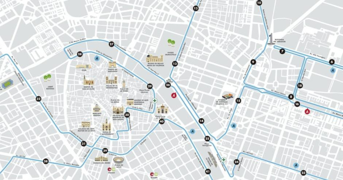Recorrido del Maratón de Valencia 2025: calle a calle por toda la ciudad