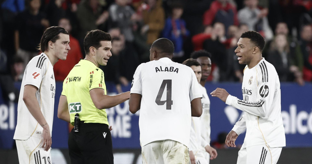 ¿Podría impugnar el Real Madrid el partido ante Osasuna por el error ...