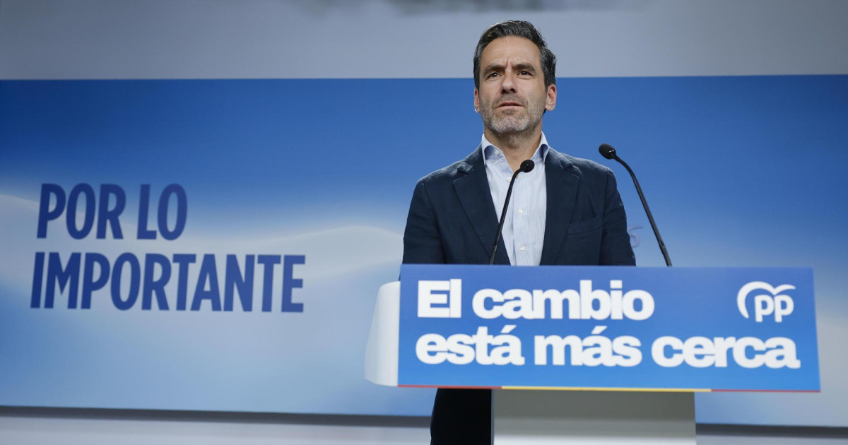 Rueda de prensa del PP tras el Comité de Dirección, en directo