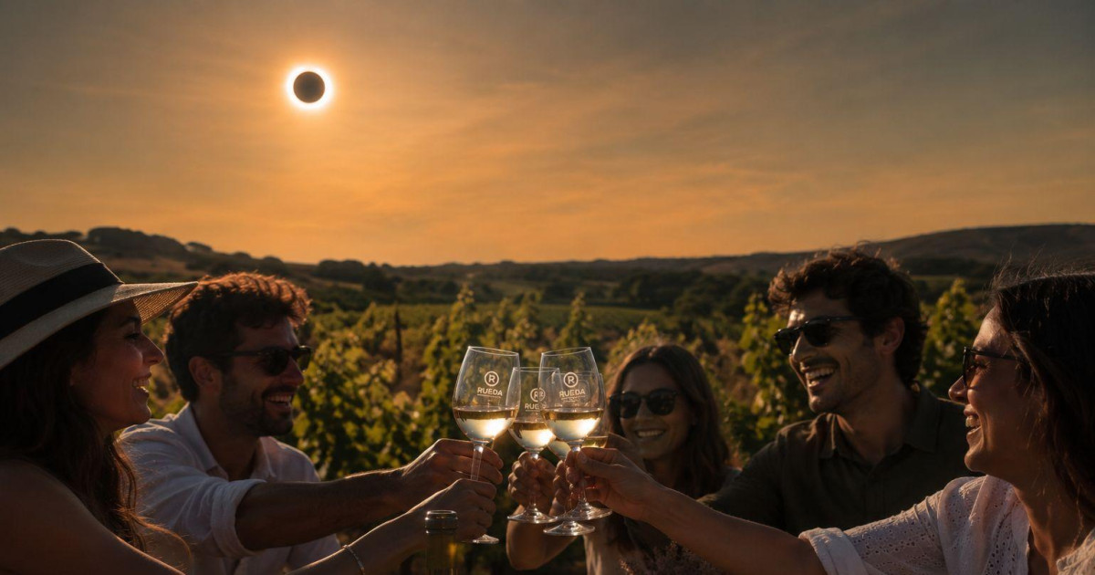 La ruta que invita a ver el eclipse entre viñedos y estrellas en el abierto horizonte castellano