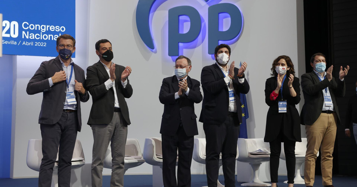 XX Congreso del PP: Ayuso pasa página junto con el resto de barones ...