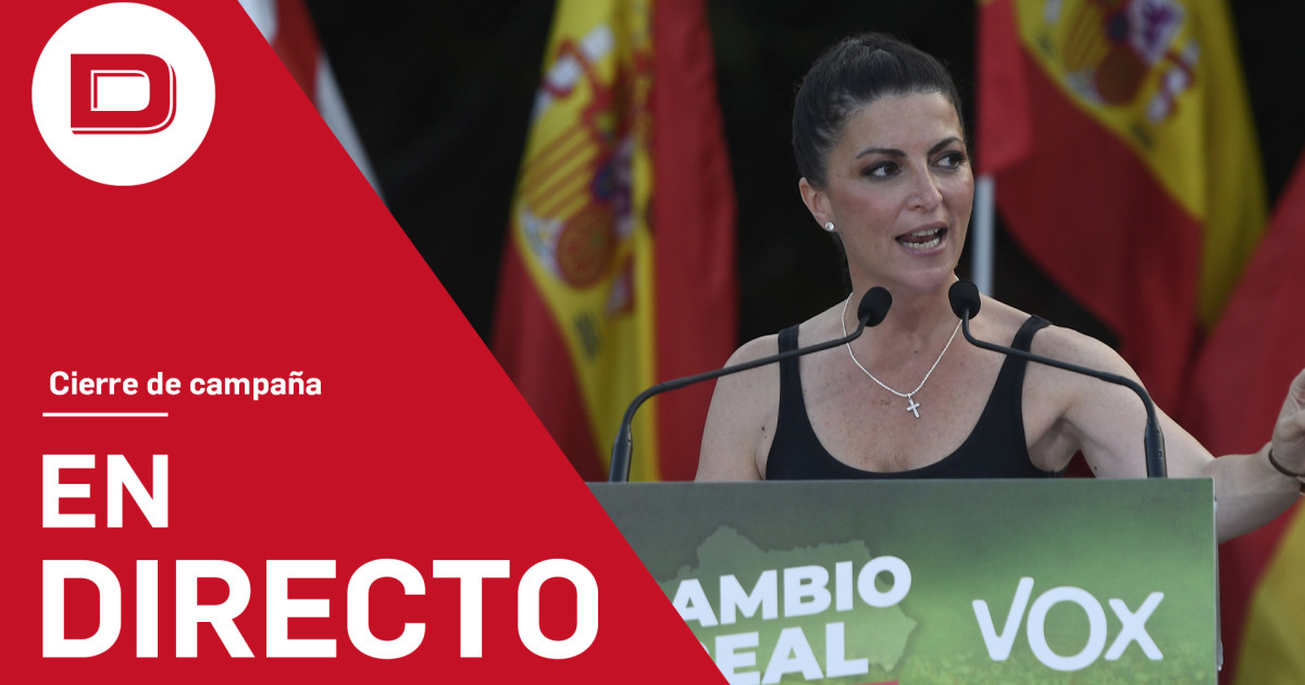 Directo | Macarena Olona cierra la campaña de Vox en Andalucía
