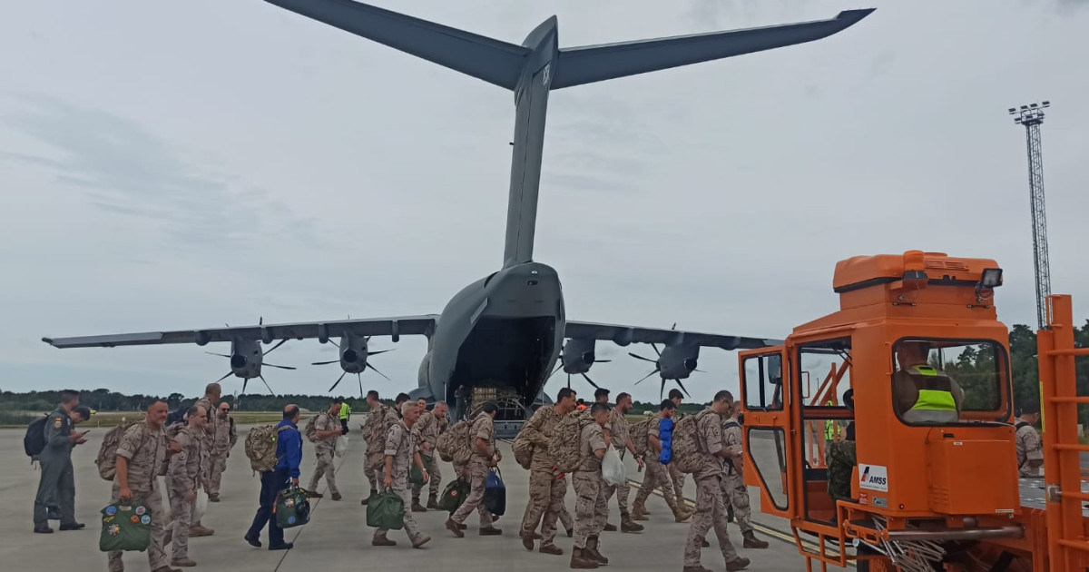 Defensa: Llegan a Estonia los militares españoles en la misión de la ...