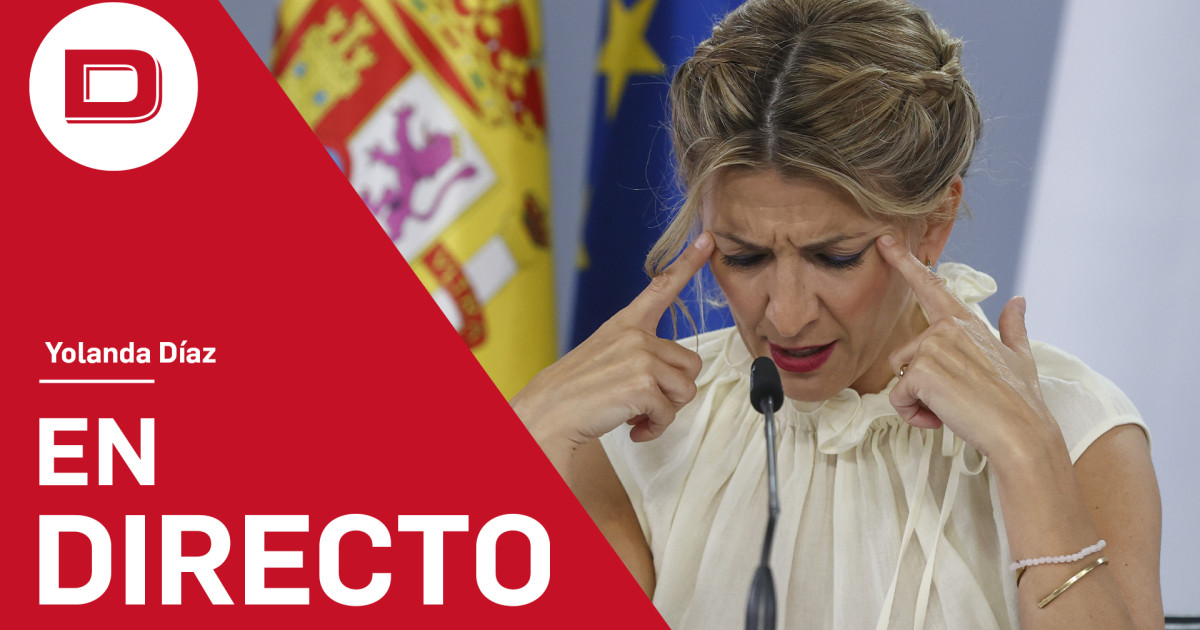 En directo | Yolanda Díaz ofrece una rueda de prensa tras una reunión ...