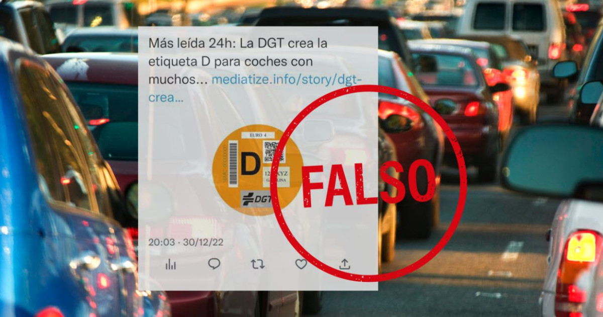 El bulo sobre las nuevas etiquetas D de la DGT