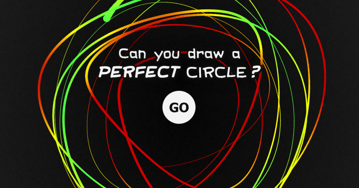 Puedes dibujar el círculo perfecto? El nuevo juego que engancha