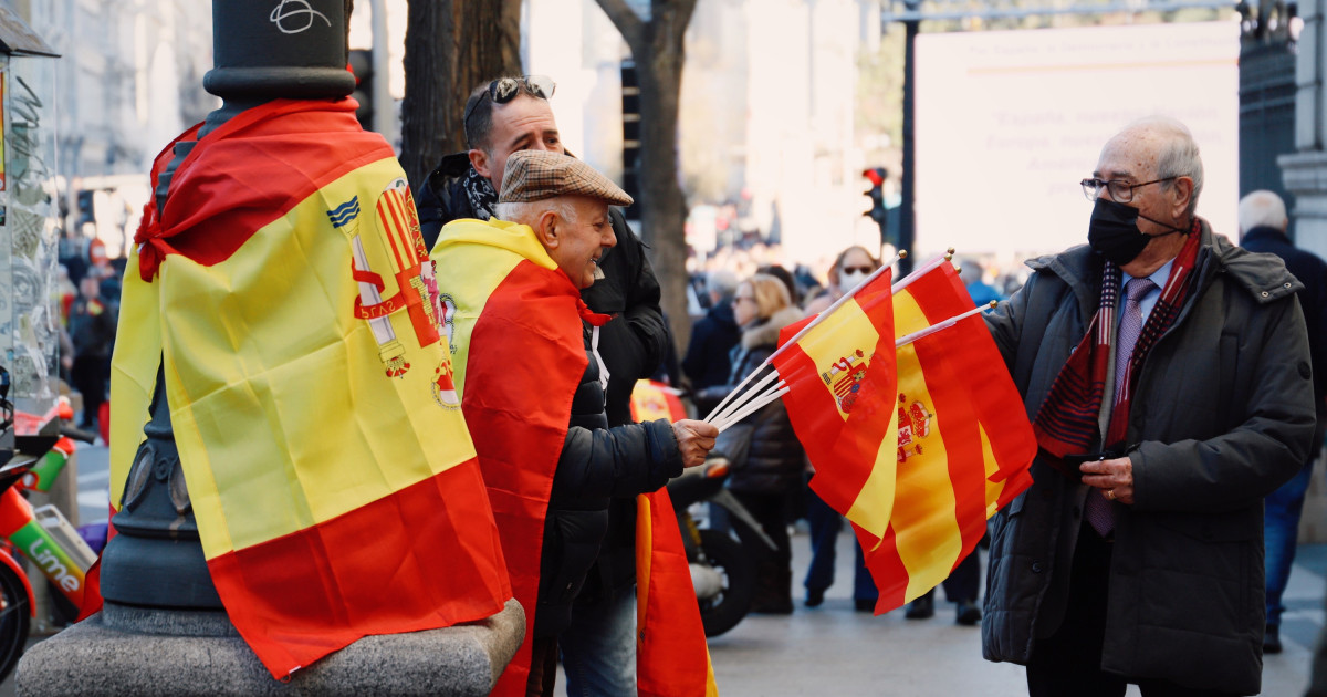 Las mejores imágenes de la manifestación contra Sánchez en Madrid