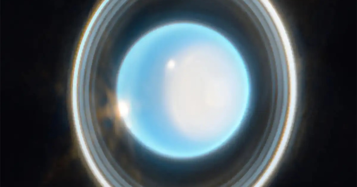 El telescopio James Webb capta los anillos invisibles de Urano en una ...