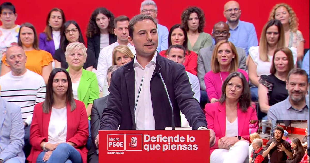 El lapsus del candidato del PSOE a la Comunidad de Madrid: «El PP ...