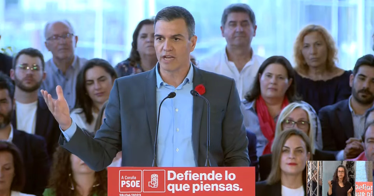 En directo | Pedro Sánchez participa en un acto de precampaña