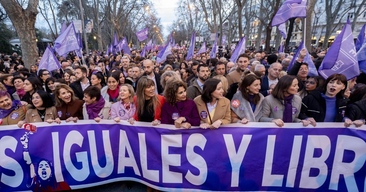 Horario y recorrido de las manifestaciones del 8-M en toda España