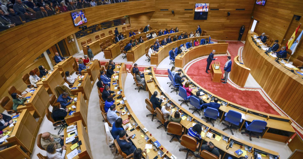 Constituido el Parlamento de Galicia con un PP en mayoría absoluta y ...