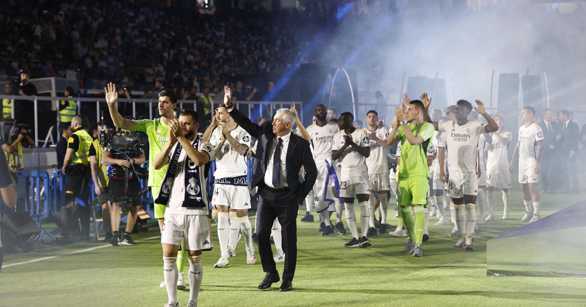 El Real Madrid festeja la Decimoquinta en el Bernabéu por todo lo alto