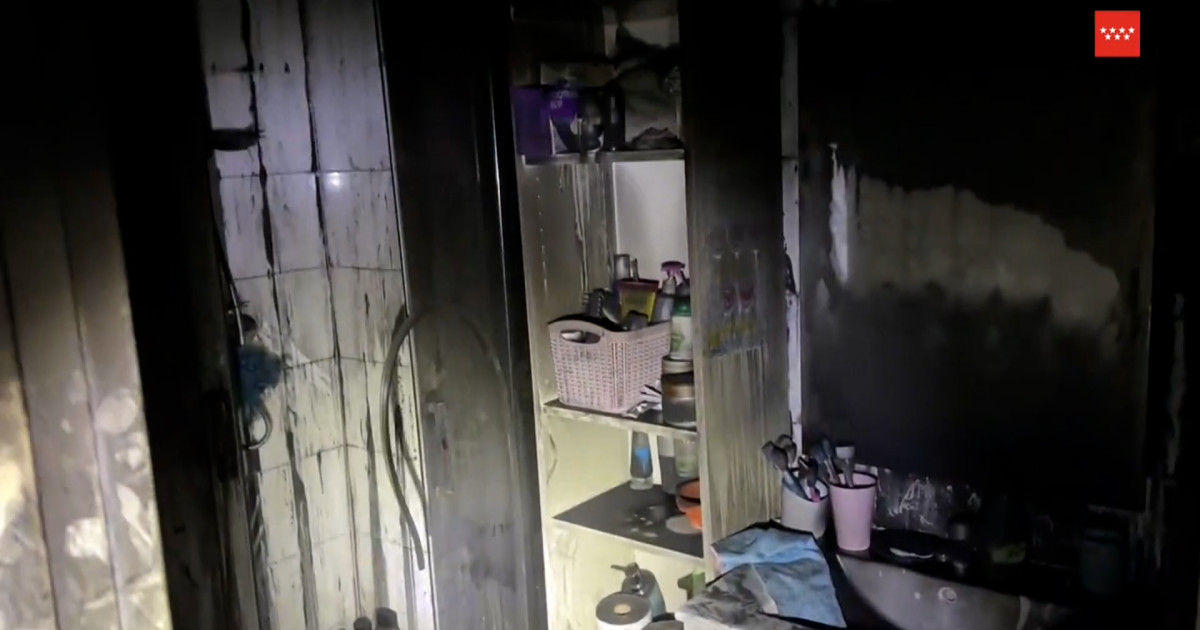 Dos heridos leves por inhalación de humo durante un incendio en ...