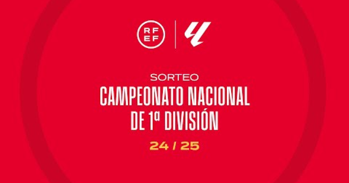 Sigue en directo el sorteo del calendario de la Liga 2024/25