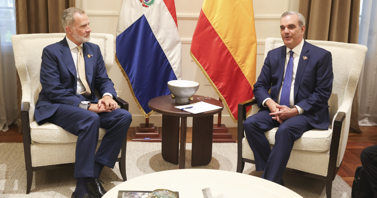 El Rey Felipe VI se reúne con Luis Abinader en vísperas de la ...