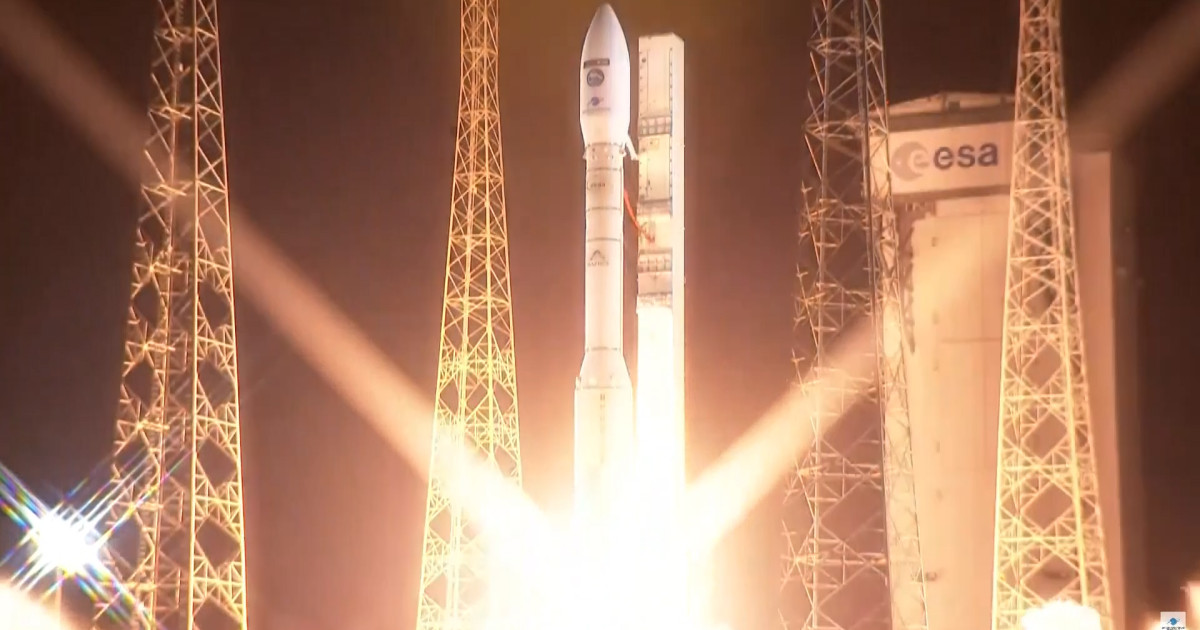 El exitoso lanzamiento del satélite Sentinel en la Guayana francesa