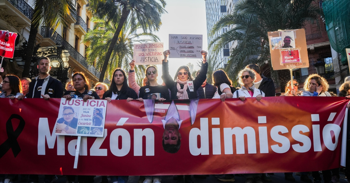 La izquierda valenciana se desinfla en la enésima manifestación contra ...